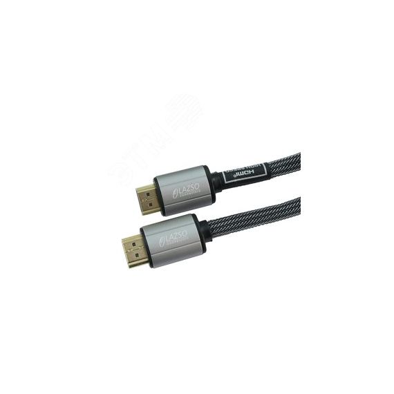 Кабель HDMI - HDMI 2.0, длина 1 м, чёрный SCandT WH-111(1m)-B