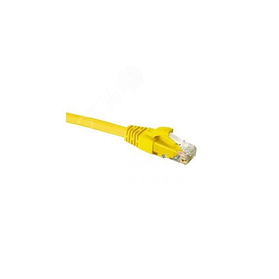 Шнур коммутационный (патч-корд) 5e U/UTP LSZH 7 м желтый Eurolan 21D-U5-07YL
