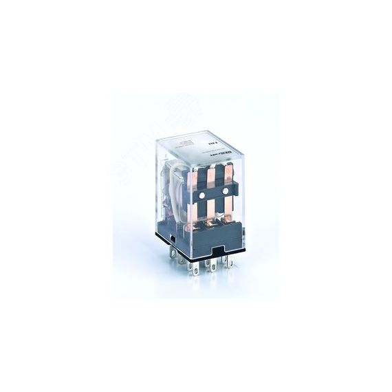 Промежуточное реле 3 конт. с LED инд. 10А 380В AC ПР-102 SE (Dekraft) 23934DEK