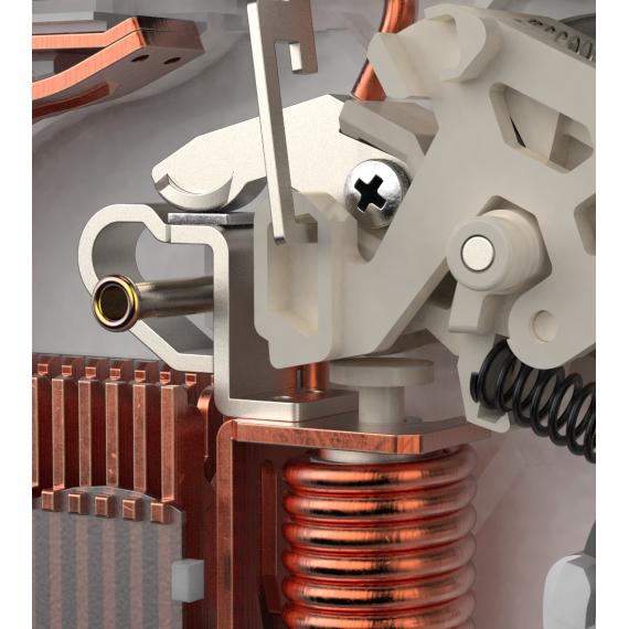 Напайка неподвижного контакта из композита серебра AgC4