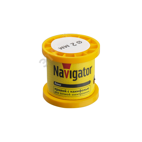 Припой 93 084 NEM-Pos02-61K-2-K100 (ПОС-61, катушка, 2 мм, 100 гр) Navigator Group 93084