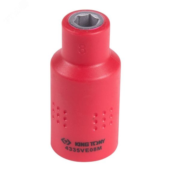 Головка торцевая диэлектрическая шестигранная 1/2'' 8 мм King Tony 4335VE08M