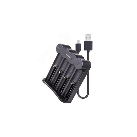Зарядное устройство 1-4 16340,17335,18490,18650, 20700 питание от USB шнур. автомат., КОСМОС КОСМОС KOC703USB