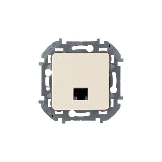 Информационная розетка RJ 45 категория 6 UTP INSPIRIA слоновая кость Daccord/Legrand 673831