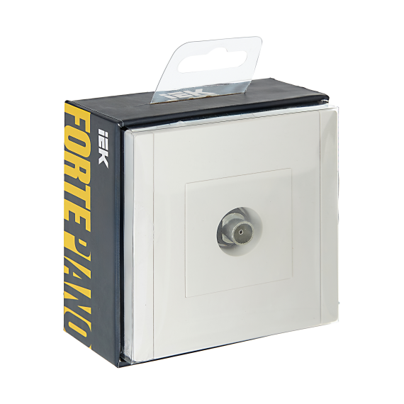 FORTE&PIANO Розетка TV оконечная FP228 белый IEK