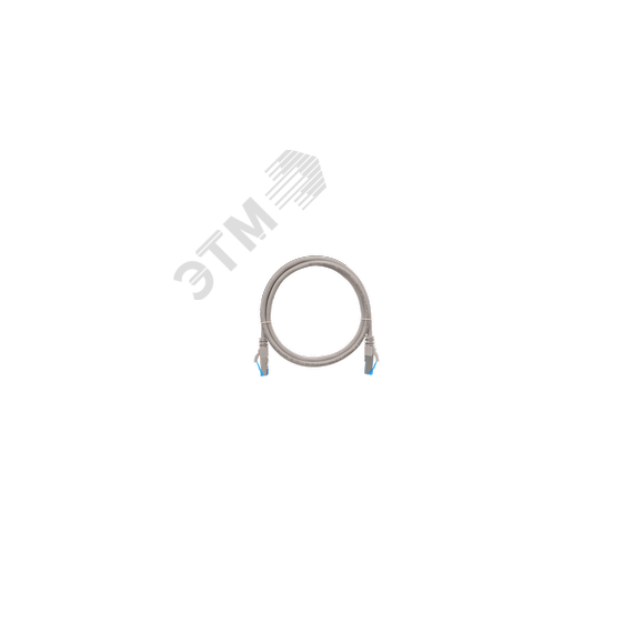 Патч-корд S/FTP 4 пары категория 6 2хRJ45/8P8C T568B 7х0.165мм LSZH серый 3м NIKOMAX/NIKOLAN NMC-PC4SE55B-030-C-GY