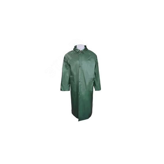 Плащ мужской влагозащитный арт. JP-01 цв. зелёный р.2XL 56-58 170-188 Эталон-Спецодежда 142438