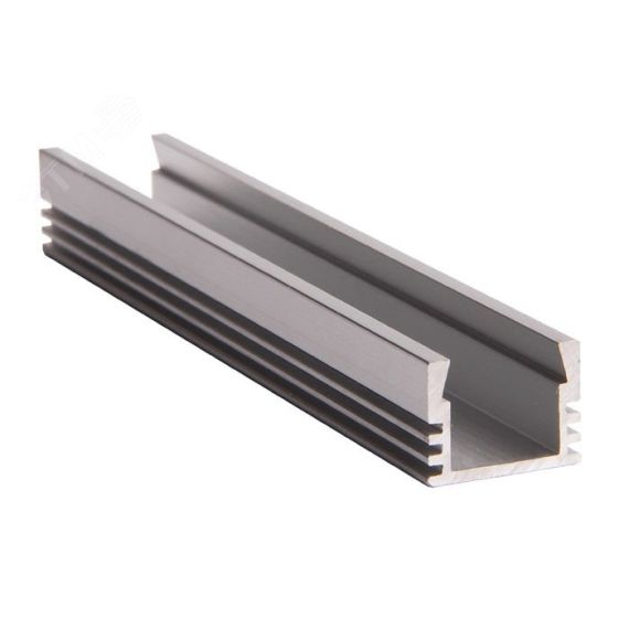 Профиль к LED ленте PAL 1612 накладной анодированный (2м) JazzWay 1009647