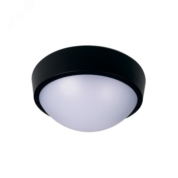 Светильник пылевлагозащищенный ДБП-12W 900Лм 4000K черный IP65 для ЖКХ AC 230V/50Hz  JazzWay 5048393