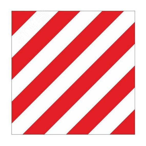 Знак ''Негабаритное место'' 300х300 мм, металл EKF zn-1-01