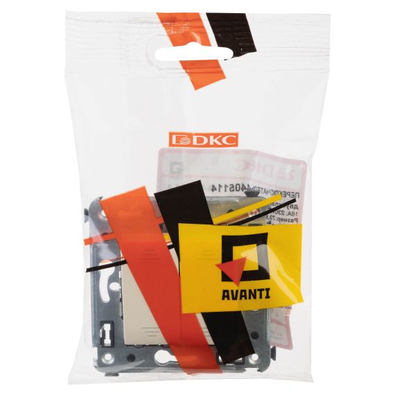 Переключатель двухклавишный в стену, "Avanti", "Ванильная дымка" Переключатель двухклавишный в стену, "Avanti", "Ванильная дымка"