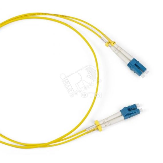Патч-корд волоконно-оптический (шнур) SM 9/125 (OS2) LC/UPC-LC/UPC simplex LSZH (20м) Hyperline 243405