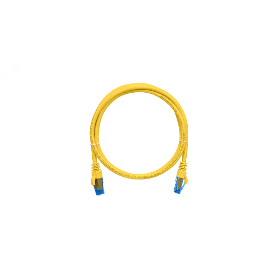 Патч-корд U/UTP 4 пары Cat 6 2хRJ45/8P8C T568B 7х0205мм LSZH желтый 5м NIKOMAX/NIKOLAN NMC-PC4UE55B-050-C-YL