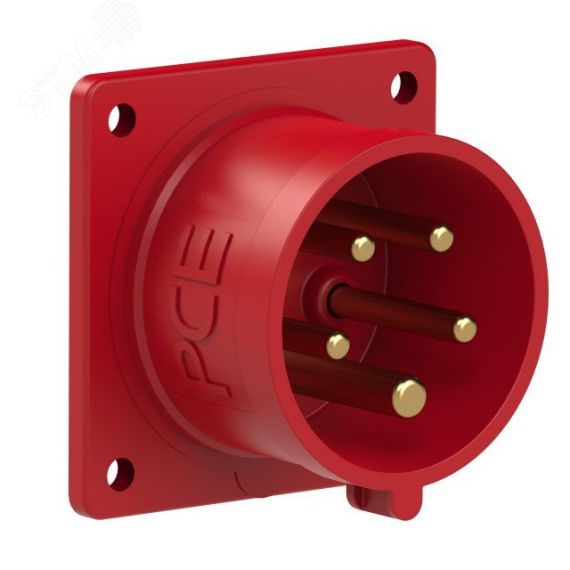 Вилка встраиваемая 16А/400V/3P+N+E/IP44 PCE 615-6