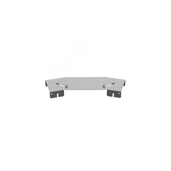 Крышка к повороту горизонтальному регулируемому к лотку 100, толщ. 1,0 мм, Сендзимир цинк OSTEC 020013