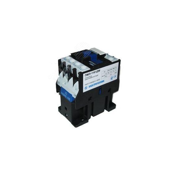 ПМЛ-1161ДМ УХЛ4 Б, 220В/50Гц, 1р, 16А, нереверсивный, без реле, IP20, пускатель электромагнитный  (ЭТ) Электротехник ET508600