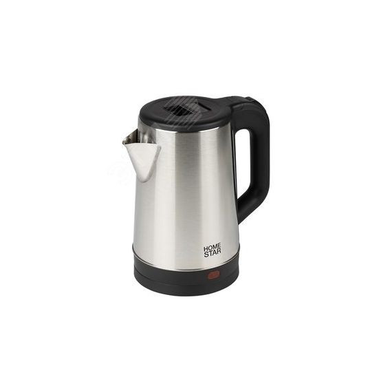 Чайник стальной HS-1041 на 1.8 л, цвет черный HomeStar 105220