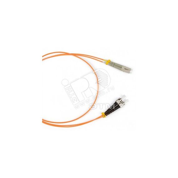 Патч-корд волоконно-оптический (шнур) SM 9/125 (OS2) ST/UPC-LC/UPC simplex LSZH (20м) Hyperline 247471