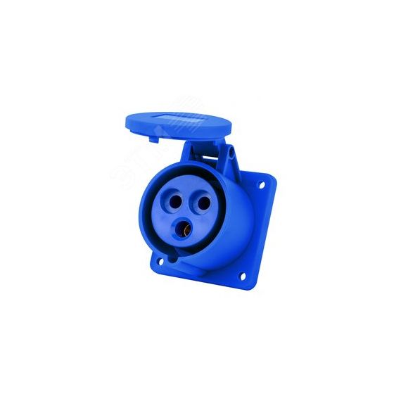 Розетка для скрытой проводки 2Р+РЕ 32А 220В IP44 РЩ-103 SE (Dekraft) 26261DEK