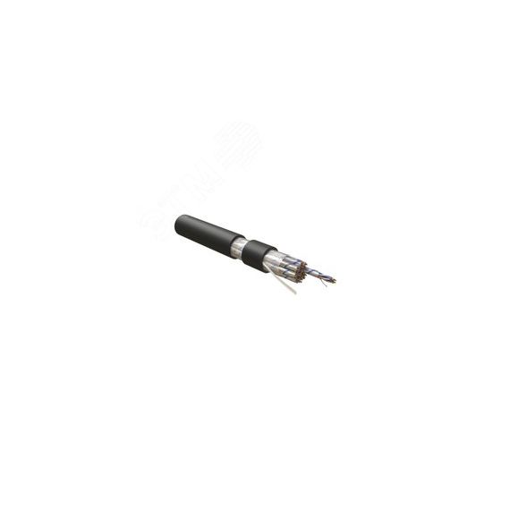 Кабель витая пара UUTP50W-C5-S24-OUT-PE-BK неэкран U/UTP категория 5 Hyperline UUTP50W-C5-S24-OUT-PE-B