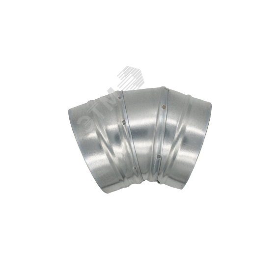 Отвод из оцинкованной стали для круглых воздуховодов на 45° D250 ERA 250OTG45