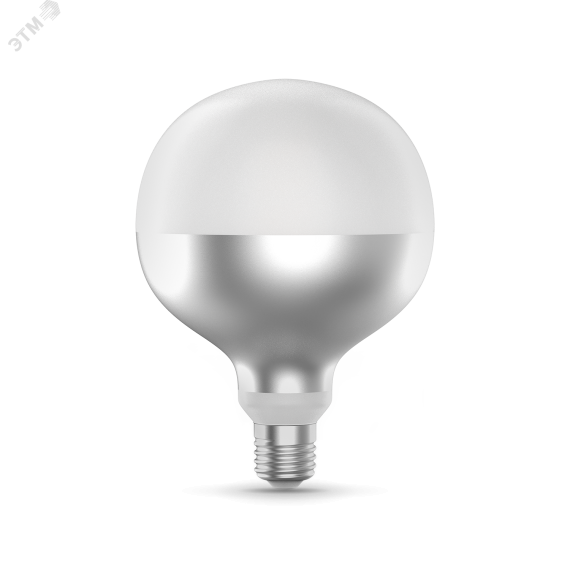 Лампа светодиодная филаментная LED 9 Вт 890 лм 4100К AC185-265В E27 шар G125 нейтральный матовая колба Black Filament Gauss 1014802209