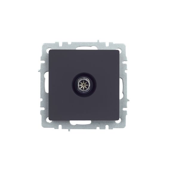 BRITE Розетка TV оконечная РТВ11-0-БрГ графит IEK