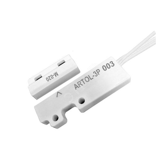 Датчик положения магнитогерконовый ARTOL-3Р 003   датчик + магнит М-020 АТФЕ.425119.072 ТУ белый Магнито-контакт 00-00001649
