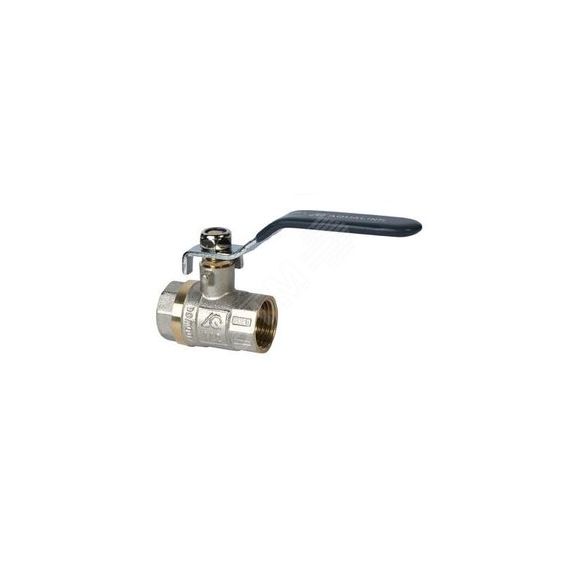 Кран шаровой ВВ 1 ручка никелированный AQUALINK 01145