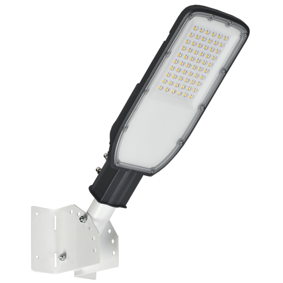 Кронштейн КР-3М D=48мм L=250мм под монтажную ленту регулируемый угол белый IEK