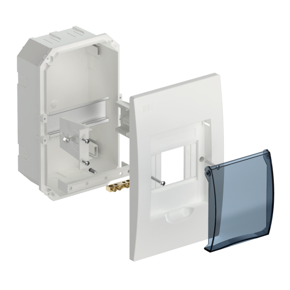 KREPTA 3 Корпус пластиковый ЩРВ-П-4 IP41 белый IEK