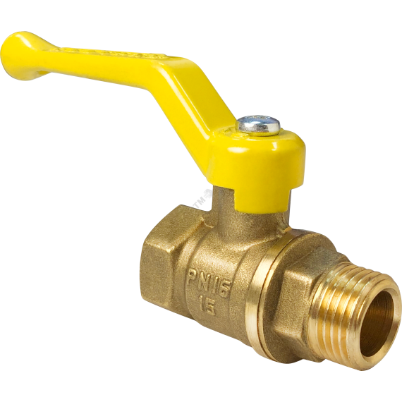 Кран шаровой для газа 11Б27фтМ 1' ВН ручка рычаг VALFEX VF.272.LR3.100