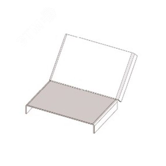 Крышка лотка КЛП 300-45 У3 для поворота трассы вверх на 45, окрашенная, S1,0 Завод ЭМИ Курган 561