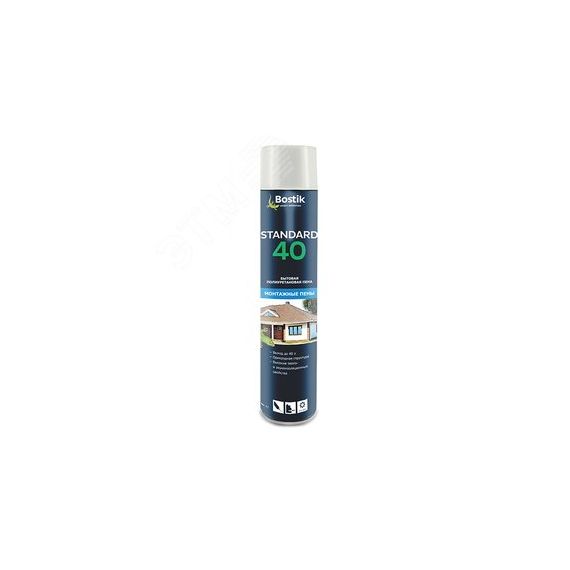 Пена монтажная Bostik 10216 Standard 40 бытовая полиуретановая 500 мл Henkel Б0061055