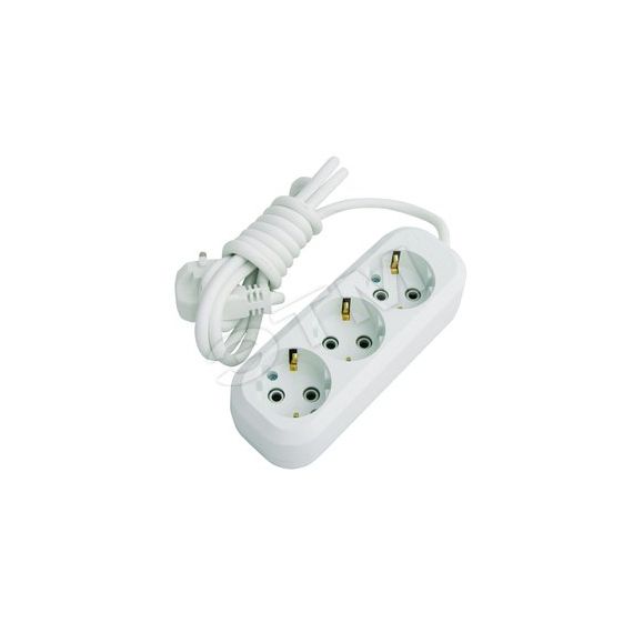 Удлинитель 3x5 м с заземлением Makel MGP134