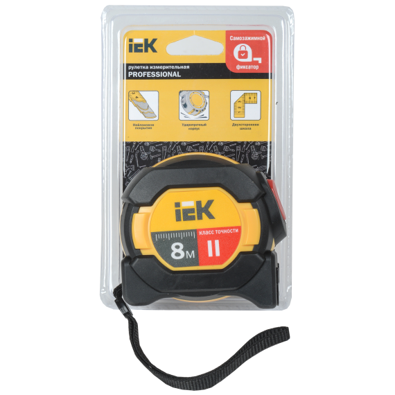 Рулетка измерительная PROFESSIONAL 8м IEK