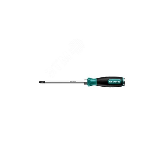 Отвертка ударная PH 3, сквозной стержень Cr-Mo IMPACT KRAFTOOL 250034-3