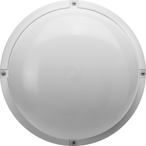 Светильник светодиодный ДБП-18w 4000К 1620Лм IP65 круглый пластиковый белый ОНЛАЙТ 61951