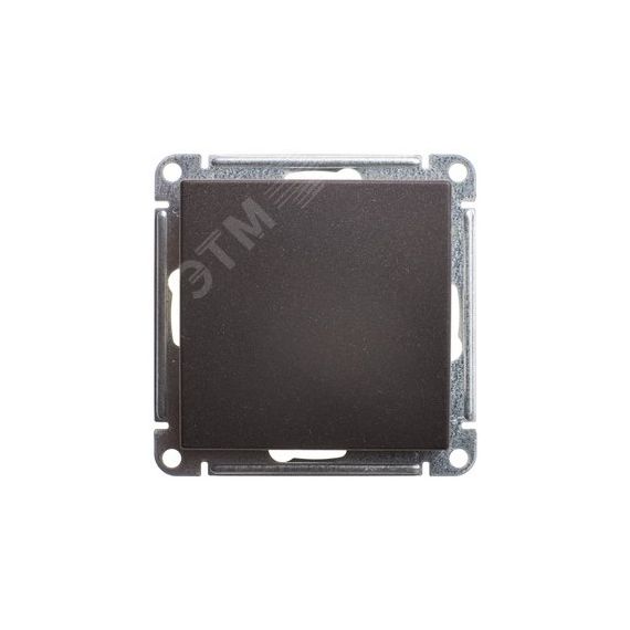 Выключатель одноклавишный, двухполюсный, 10АХ, механизм, черный бархат SE (Systeme) VS210-152-6-86