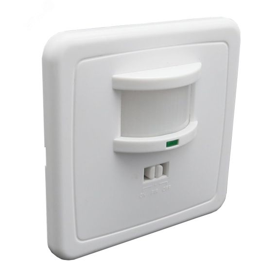 Датчик движения белый макс. нагрузка 500Вт угол обзора 140град. дальность 12м монитор MD 020 ЭРА Б0043797