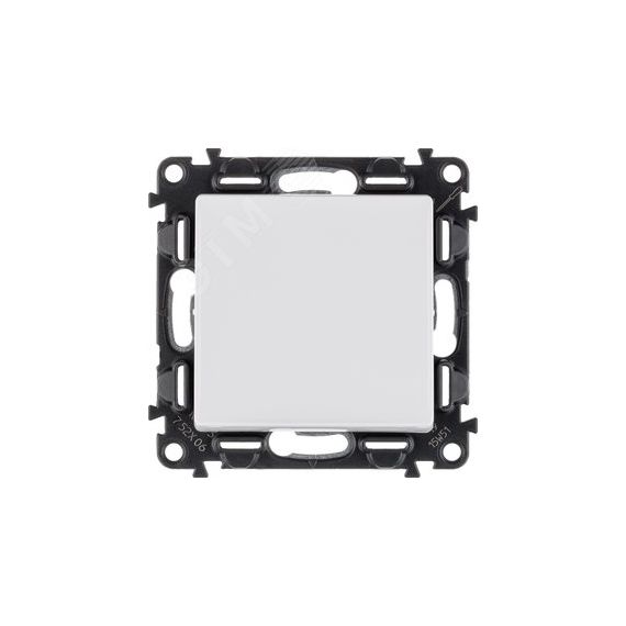 Valena LIFE Переключатель 10АХ 250В с лицевой панелью Безвинтовые зажимы Белый LEGRAND 752406