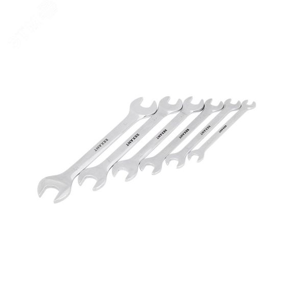 Набор ключей рожковых (8-19 мм), (упак - 12 шт.), CrV REXANT 12-5843