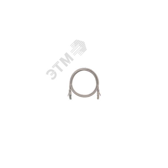 Шнур F/UTP 4 пары Кат.5e 2хRJ45/8P8C T568B 7х0165мм LSZH серый 5м NIKOMAX/NIKOLAN NMC-PC4SD55B-050-C-GY