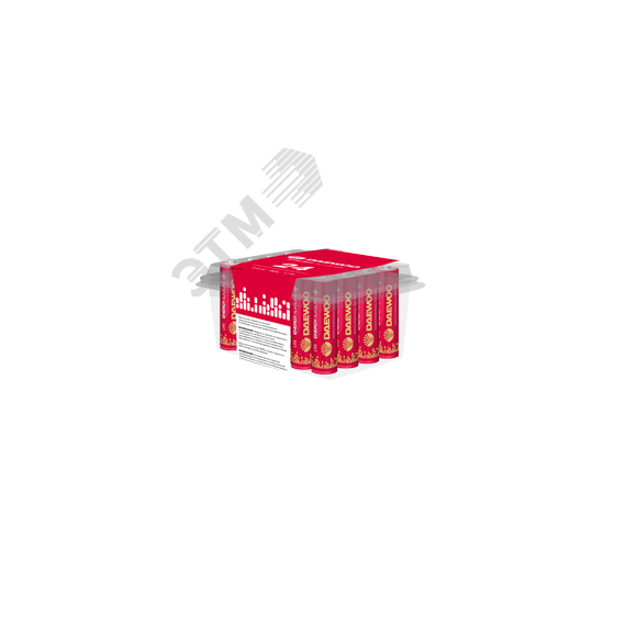 Элемент питания LR 6 (AA) DAEWOO Energy Alkaline,  упаковка 24 шт. JazzWay 5029842