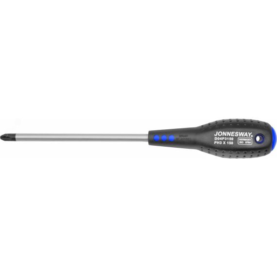 Отвертка стержневая крестовая FULL STAR, PH3х150 мм Jonnesway D04P3150