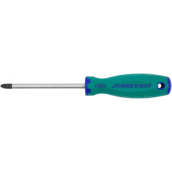 Отвертка стержневая крестовая ANTI-SLIP GRIP, PH3x125 мм Jonnesway D71P3125