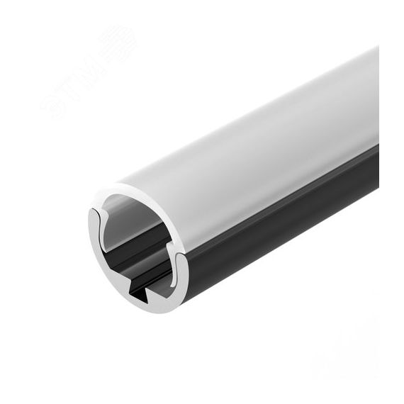 Профиль ROUND-D10.5-2000 ANOD BLACK (Алюминий) Arlight 033036