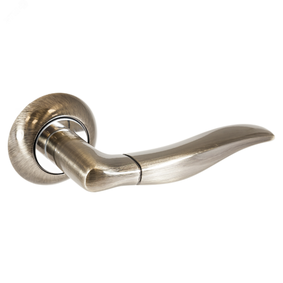 Ручка на круглой накладке (комплект). АЛЛЮР АРТ   ВАГНЕР AB (1200) старая бронза ПТК 10902