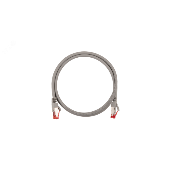 Патч-корд S/FTP 4 пары, экран., Кат.6a, 2хRJ45/8P8C, T568B, заливной, с защитой защелки, многожильный, BC (чистая медь), 28AWG (7х0,127мм), LSZH нг(А) NIKOMAX/NIKOLAN NMC-PC4SA55B-020-SL-C-GY