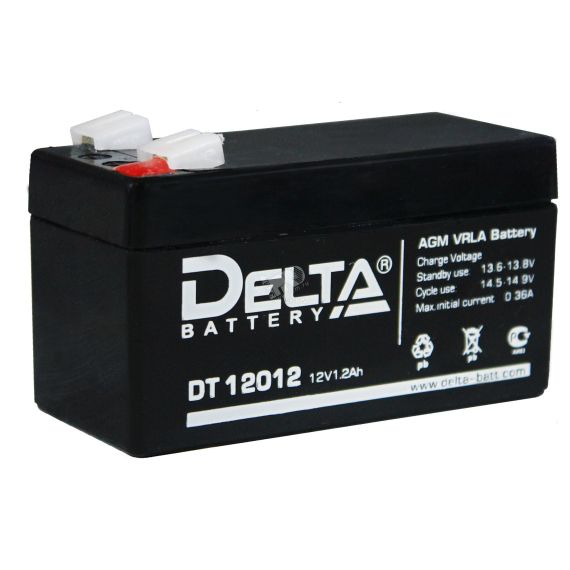 Аккумулятор DT 12В 1.2Ач Delta DT 12012